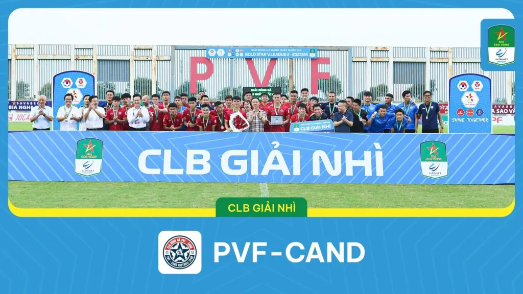 bảng xếp hạng cảu giải v.league 2