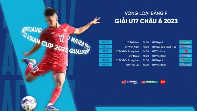 Lịch thi đấu U17 Việt Nam