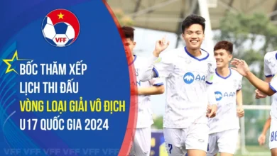 Tường thuật lịch thi đấu giải U17 quốc gia Việt Nam 2024