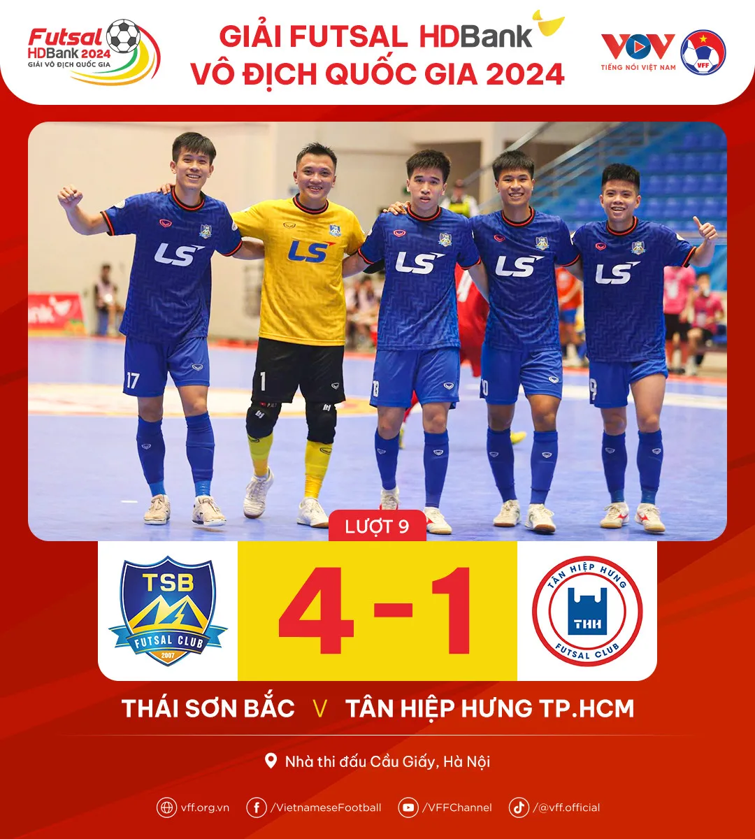 vòng 9 giải futsal hdbank