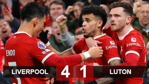 liverpool đấu với luton