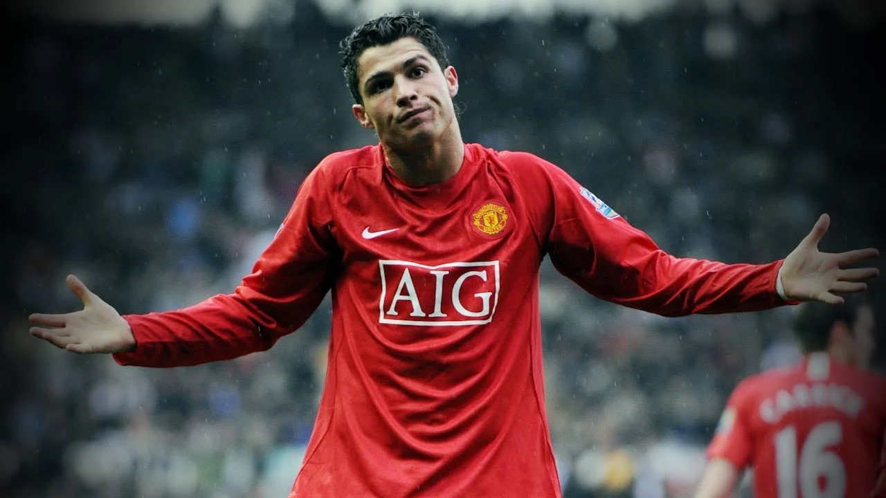 ronaldo mu 2008