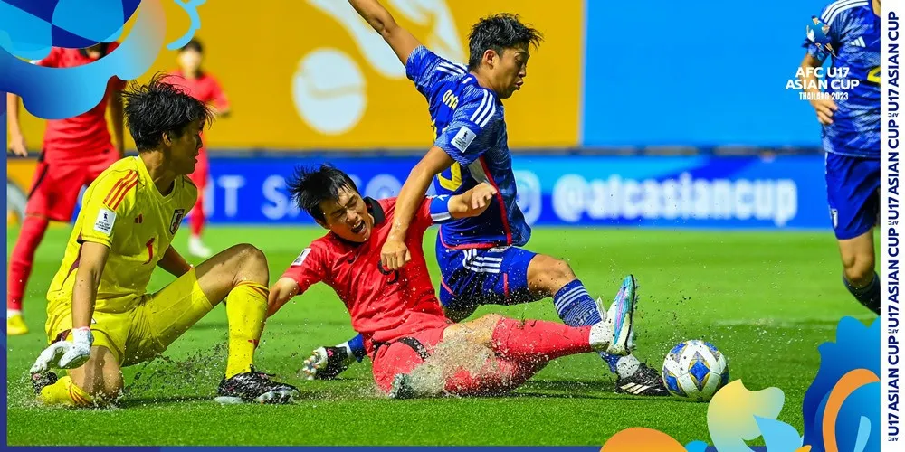 u17 nhật bản vs u17 hàn quốc