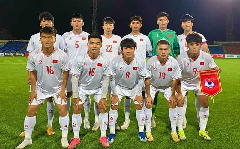 giao hữu U23 Việt Nam vs U23 Tajikistan