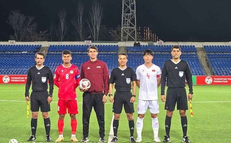 giao hữu U23 Việt Nam vs U23 Tajikistan