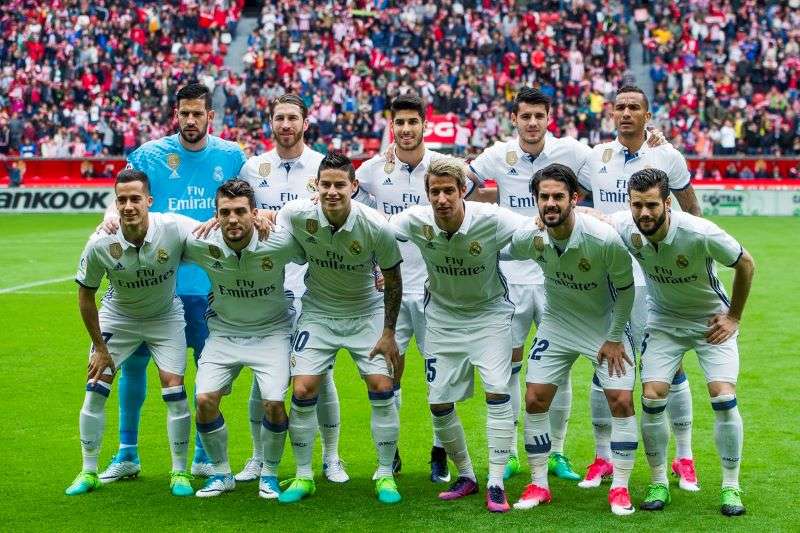 đội hình real madrid 2017